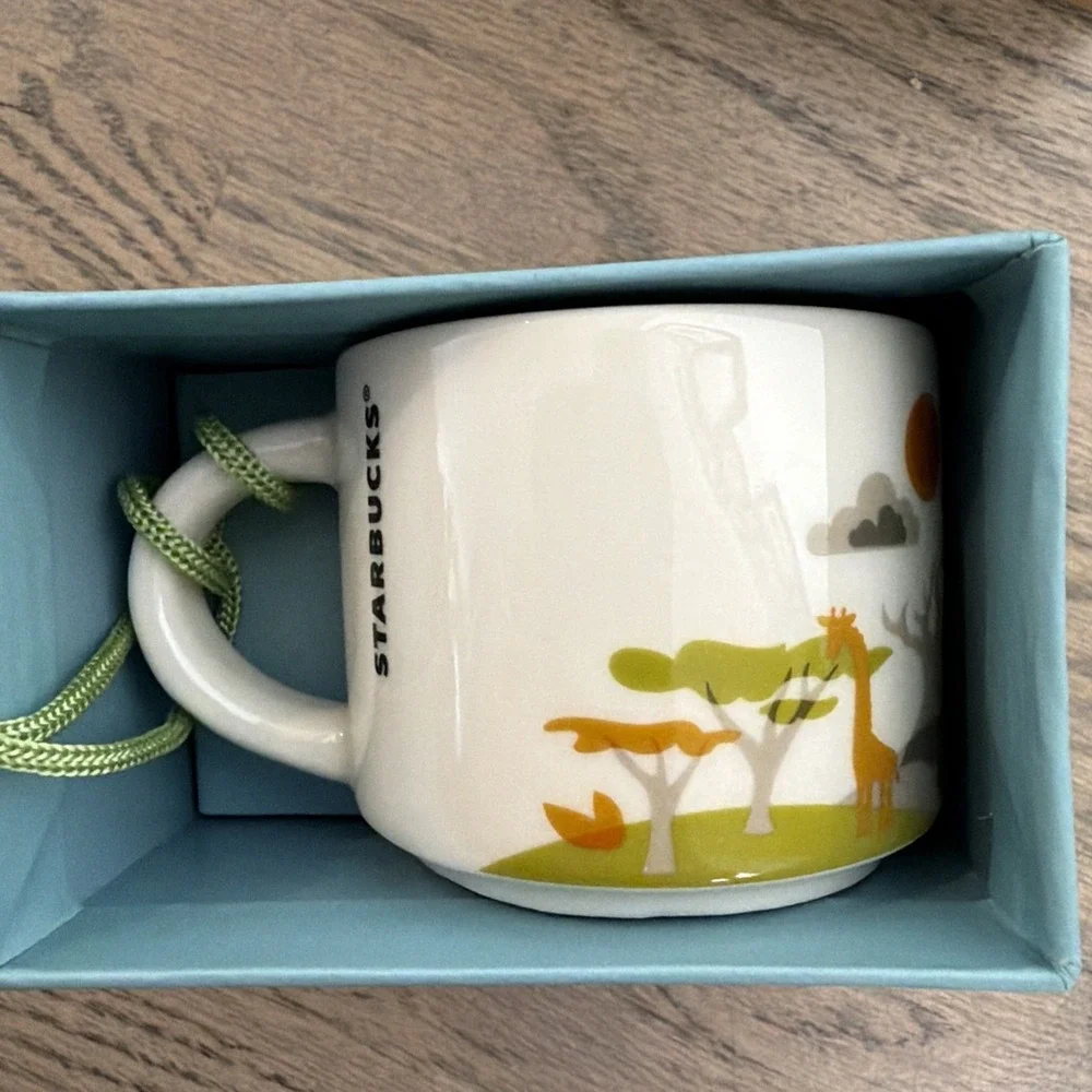 Disney‎ Parks Starbucks Animal Kingdom Been There Ornament 2oz Demi Mug Cup